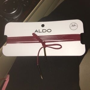 Aldo Deep Red Women's Choker Necklace